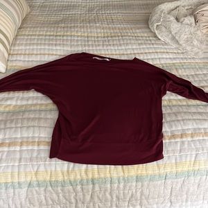 Michael Stars maroon shirt in great condition One size